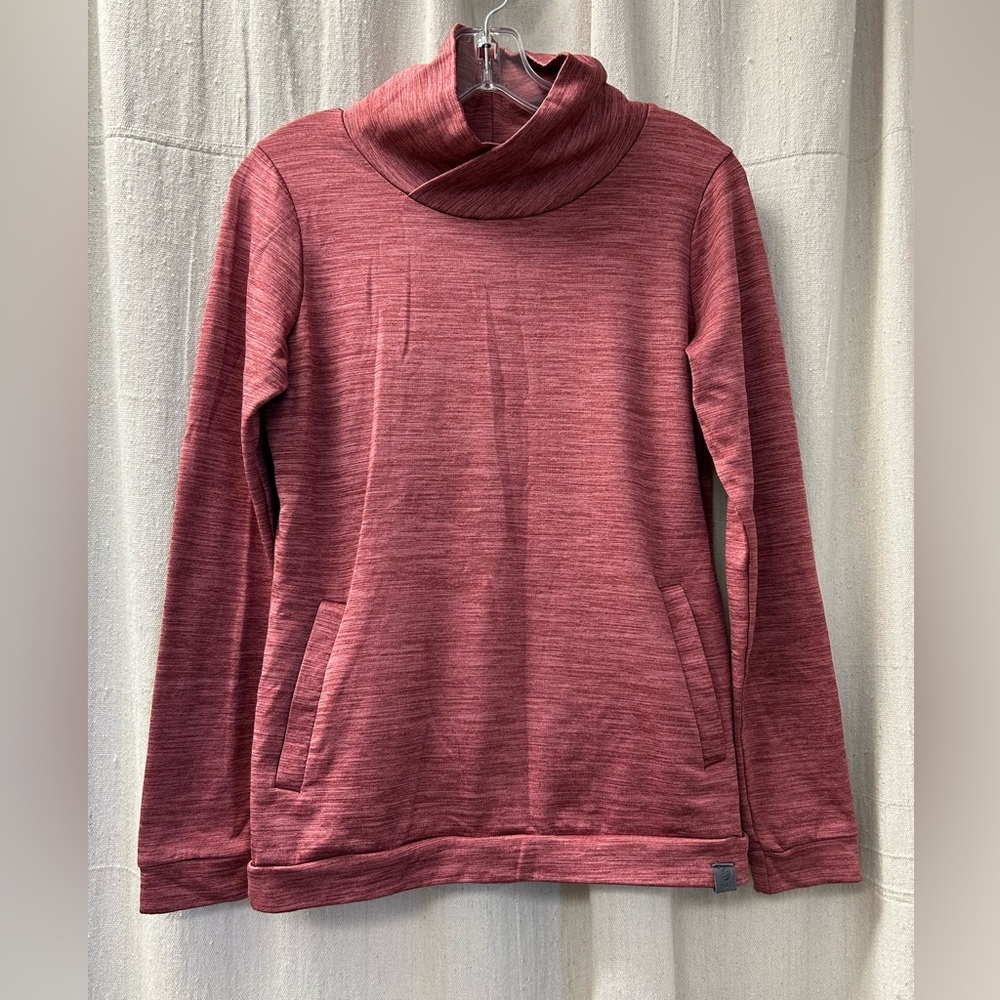 PYUA/ woman’s/ long sleeve/ cross over neck/ performance fabric, size S